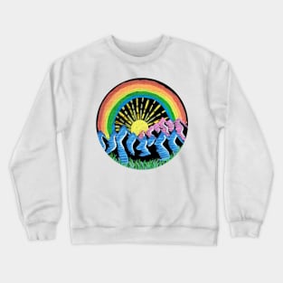 Painted Sunrise Crewneck Sweatshirt